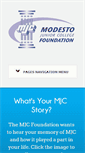 Mobile Screenshot of mjcfoundation.com